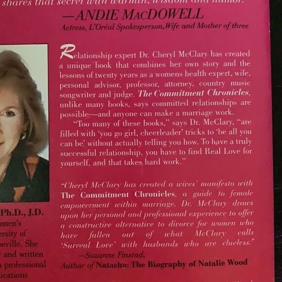 The Commitment Chronicles paperback Cheryl McClary - Picture 3 of 5